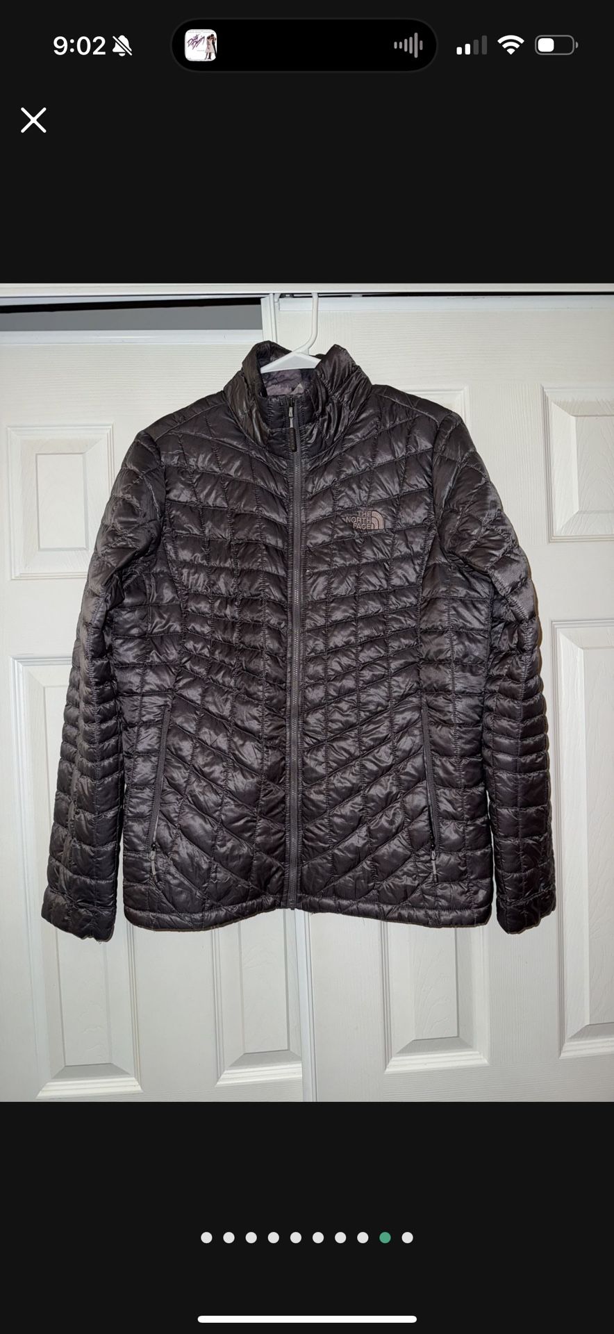 WOMENS MEDIUM NORTH FACE  COAT JACKET THERMOBALL