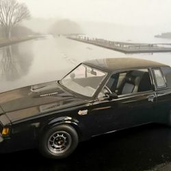 Rare Black Buick1987 Grand National Limited Ed #5 of 3504 Peachtree GMP Diecast Model 1:18 Scale Collector's Car