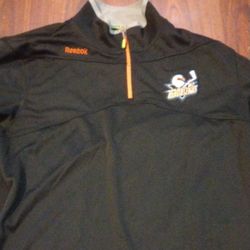 Reebok San Diego Gulls Half ZIP Jacket Size XL Adults 