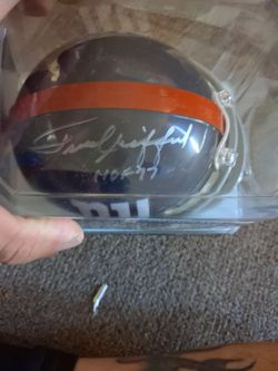 Frank Gifford mini Auto helmet