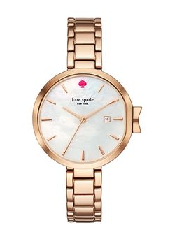 Kate Spade Park Row Rose Gold Stainless Steel Watch