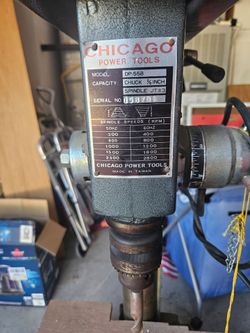 Chicago Power Tools Drill Press DP-558  5-speed