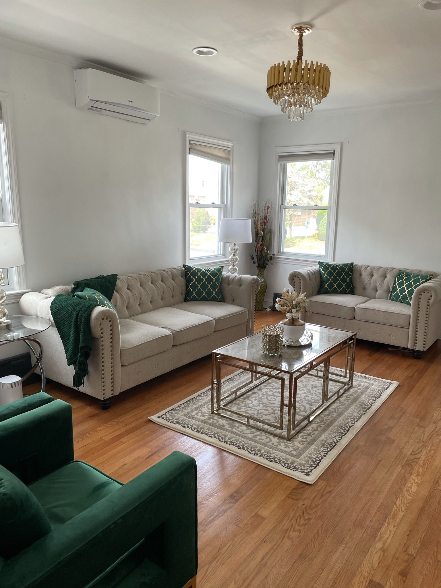 Beautiful beige sofa set