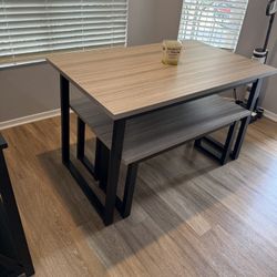 Kitchen Table With Benches 