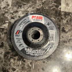 5- PEARL ABRASIVE HSP7024 7 X 7/8 SILICON CARBIDE HARD BACK TURBO CUT DISC T-27