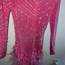 Pink Diamonds & Pearls Birthday Dress