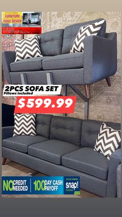 2pcs Sofa Set 