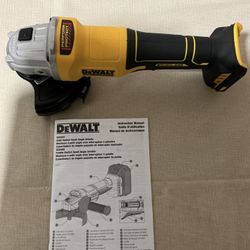 DEWALT. 20V MAX XR Lithium Ion Cordless Brushless 4-1/2 in. Angle Grinder with Slide Switch (Tool Only). DCG407B.