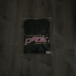  Black & pink Spider Worldwide hoodie size
