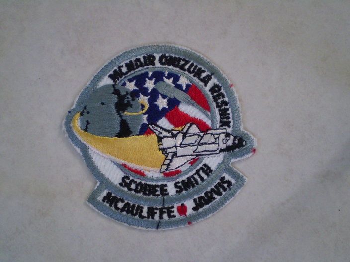 1986 Challenger Space Shuttle Crew Three Inch Patch