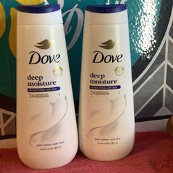 2-Dove body Wash 20oz 2 for $12