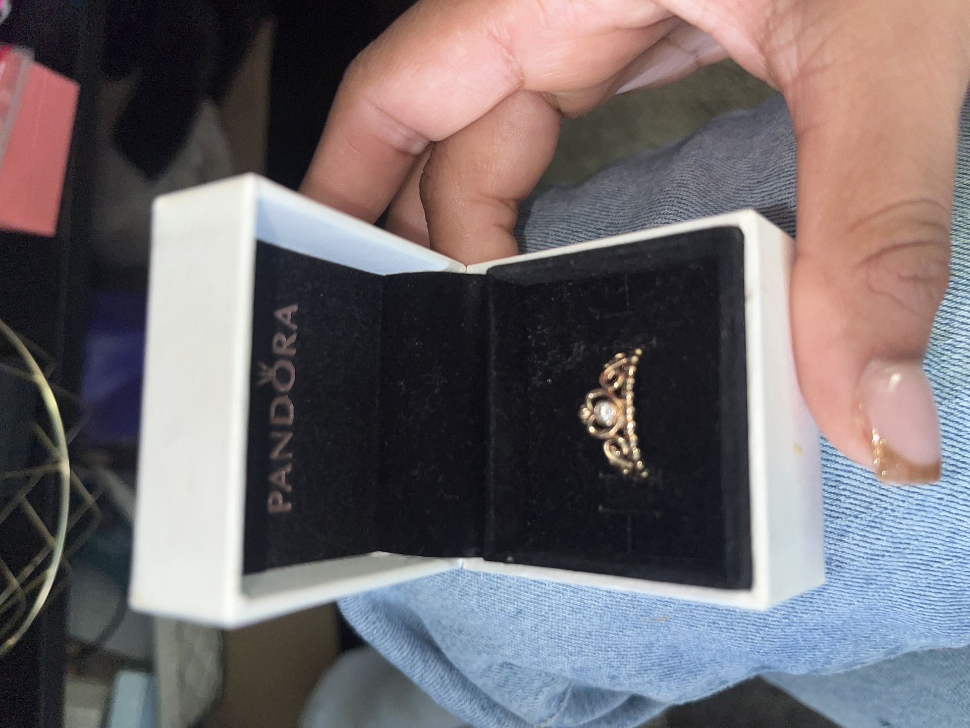 Tiara Crown Pandora Ring 