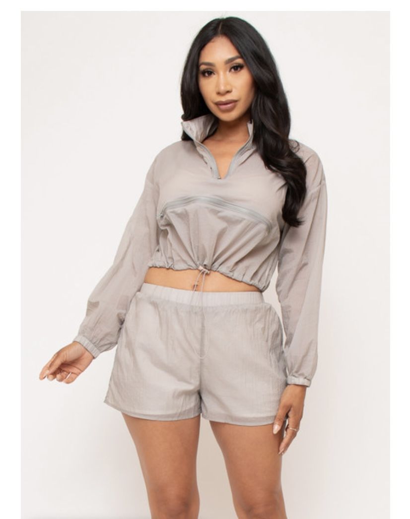 Windbreaker Short Set For Athleisure!