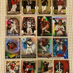Arizona Diamondbacks 32 Card Baseball Lot! Rookies, Prospects, Refractors, Prizms, Memorabilia, Short Prints, Variations & More!
