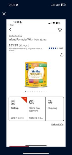Similac NeoSure Formula