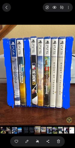 PS5/PS4 Game Bundle – 8 Sealed Titles