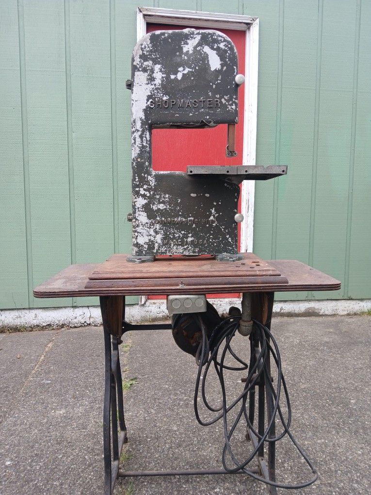 Vintage Shopmaster Bandsaw With Stand