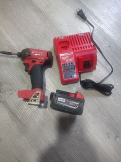 Milwaukee M18 Fuel Impact Driver with Battery and Charger