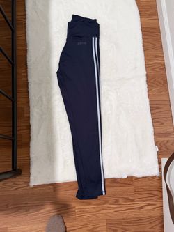 Adidas Navy Blue 3-Stripe Leggings