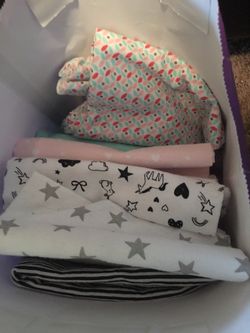 10 receiving blankets