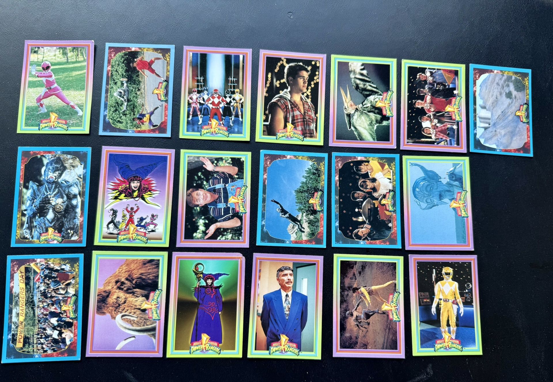 MMPR Mighty Morphin Power Rangers Trading Cards Assorted Lot of 19 Cards