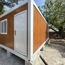Shed Office Tiny Home Office Storage Casita De Patio Container Barn
