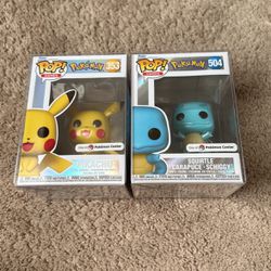 Funko Pokemon Pikachu And Squirtle