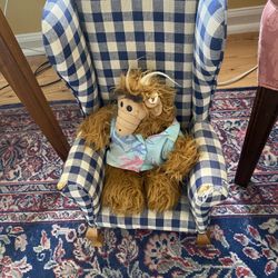 ALF Plush Hand Puppet Wearing Hawaiian Shirt
