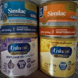 Enfamil And Similac Infant Formula