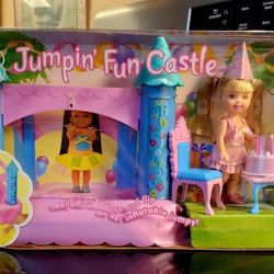  KELLY, Sister of Barbie , Jumpin' Fun Castle Playset