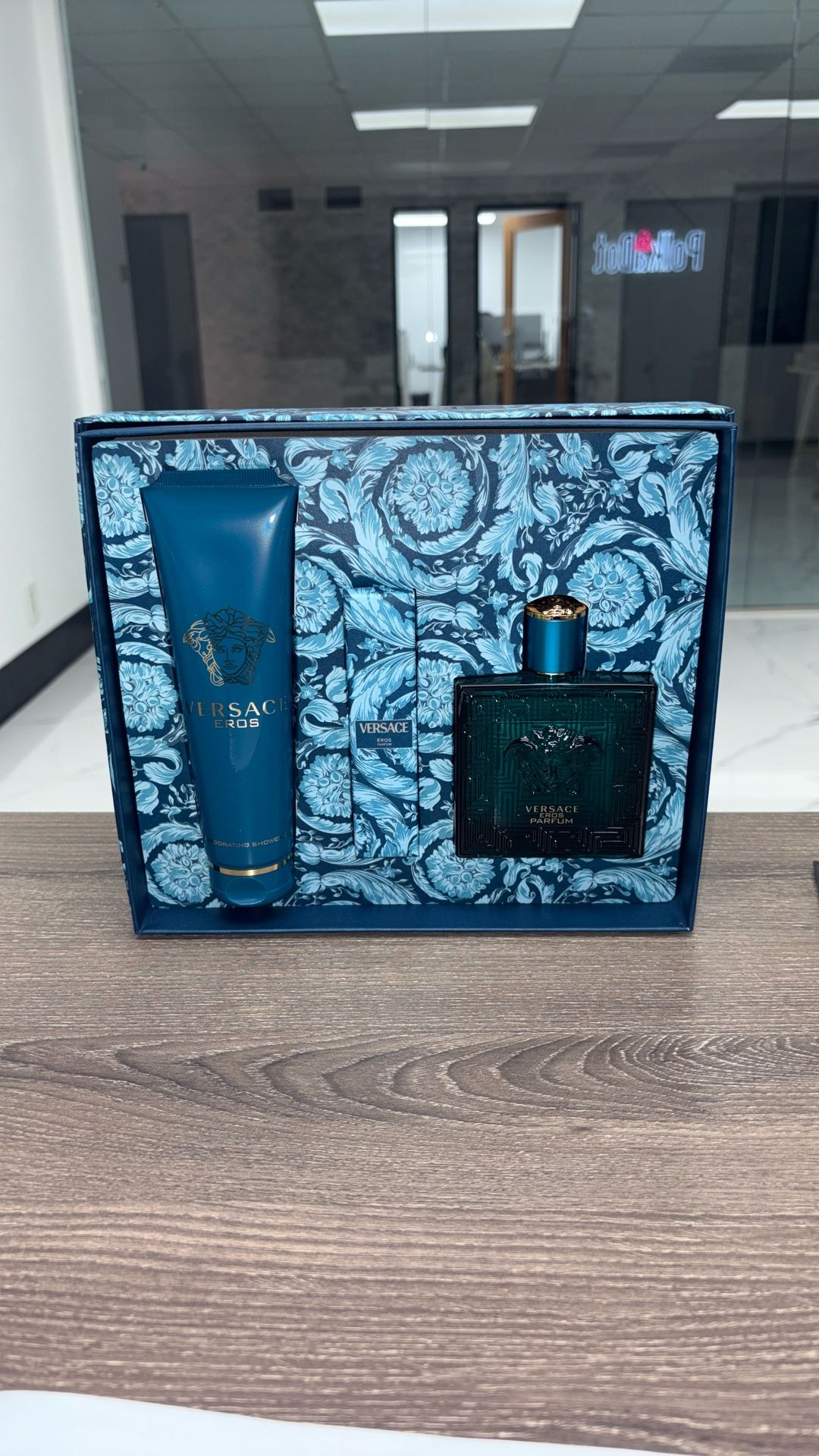 Versace Eros Parfum 3 Pc Gift Set For Men 