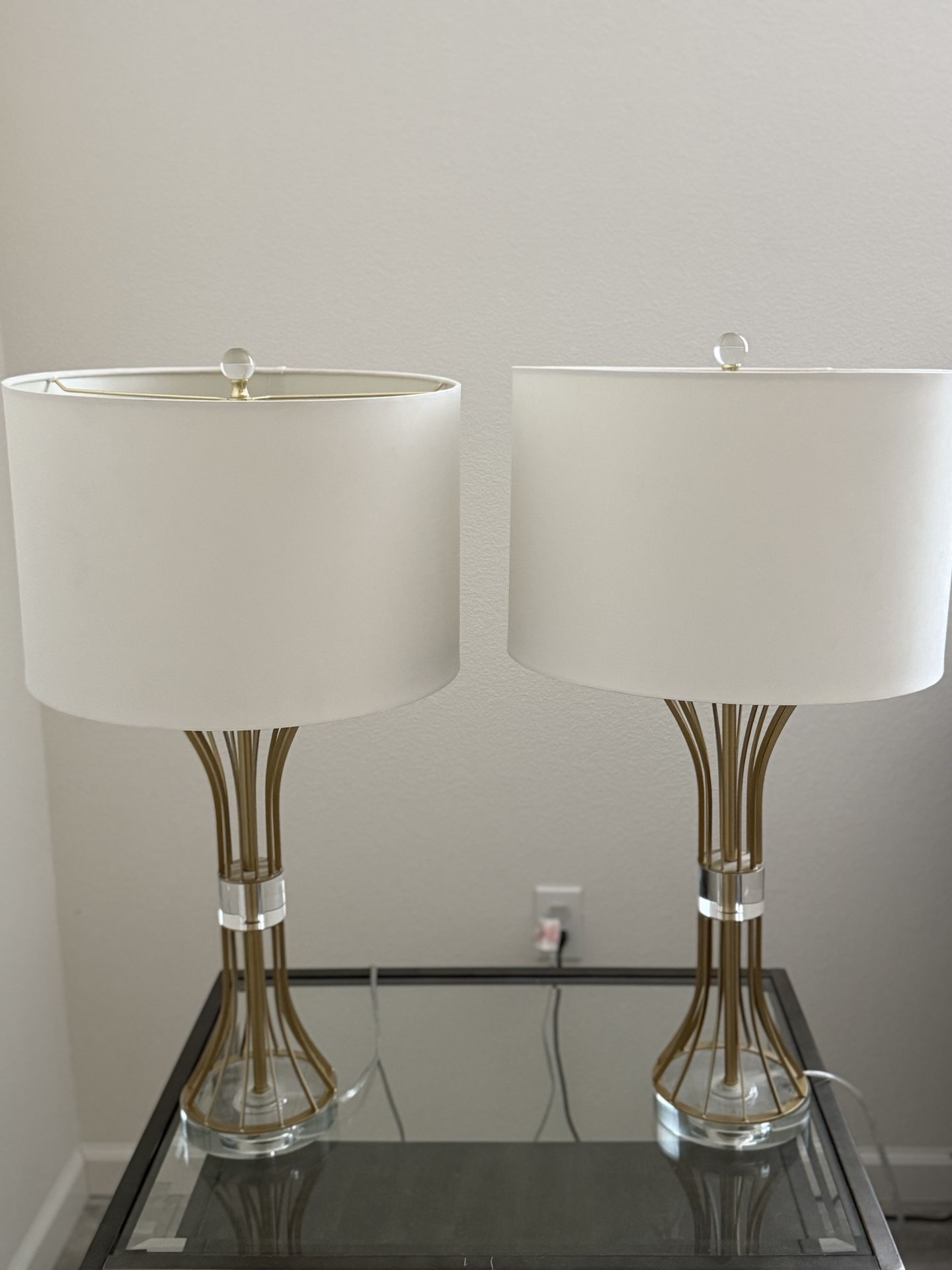 Beautiful Pair Of Table Lamps