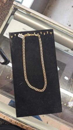 Two tone diamond cut  22in