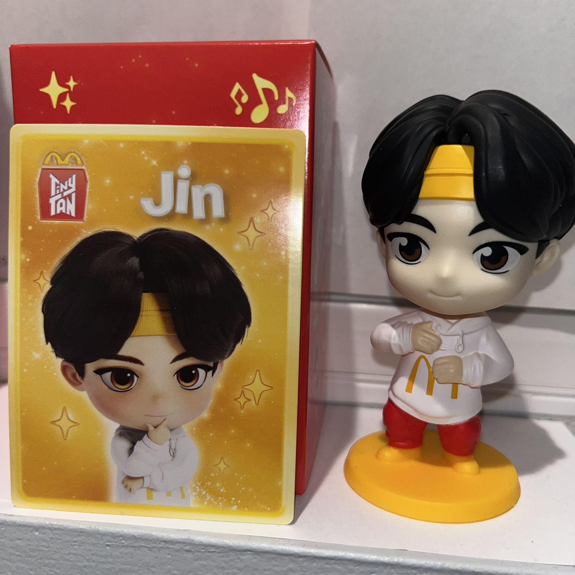 Tiny Tan BTS Jin #9 New Box Card Figure McDonald’s Happy Meal