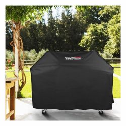 Royal Gourmet 64-Inch Premium Oxford Grill Cover - Waterproof PVC Coated UV-Resistant, Black (CR6412)