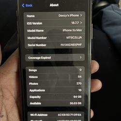 iPhone XS MAX 