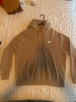 Nike Club Fleece Pullover Hoodie Tan