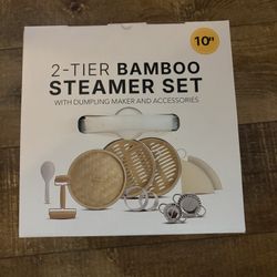 10” Bamboo Steamer 