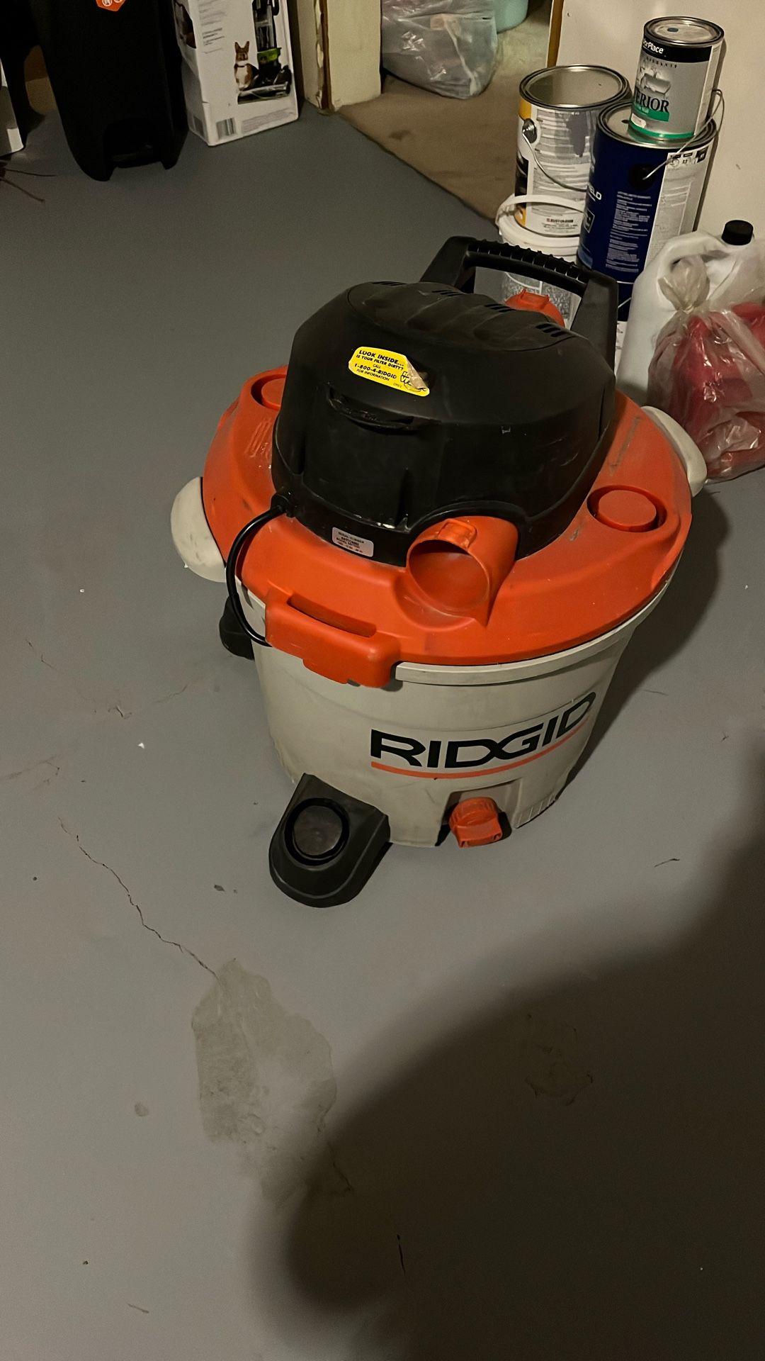 Ridgid Wet/Dry Vac