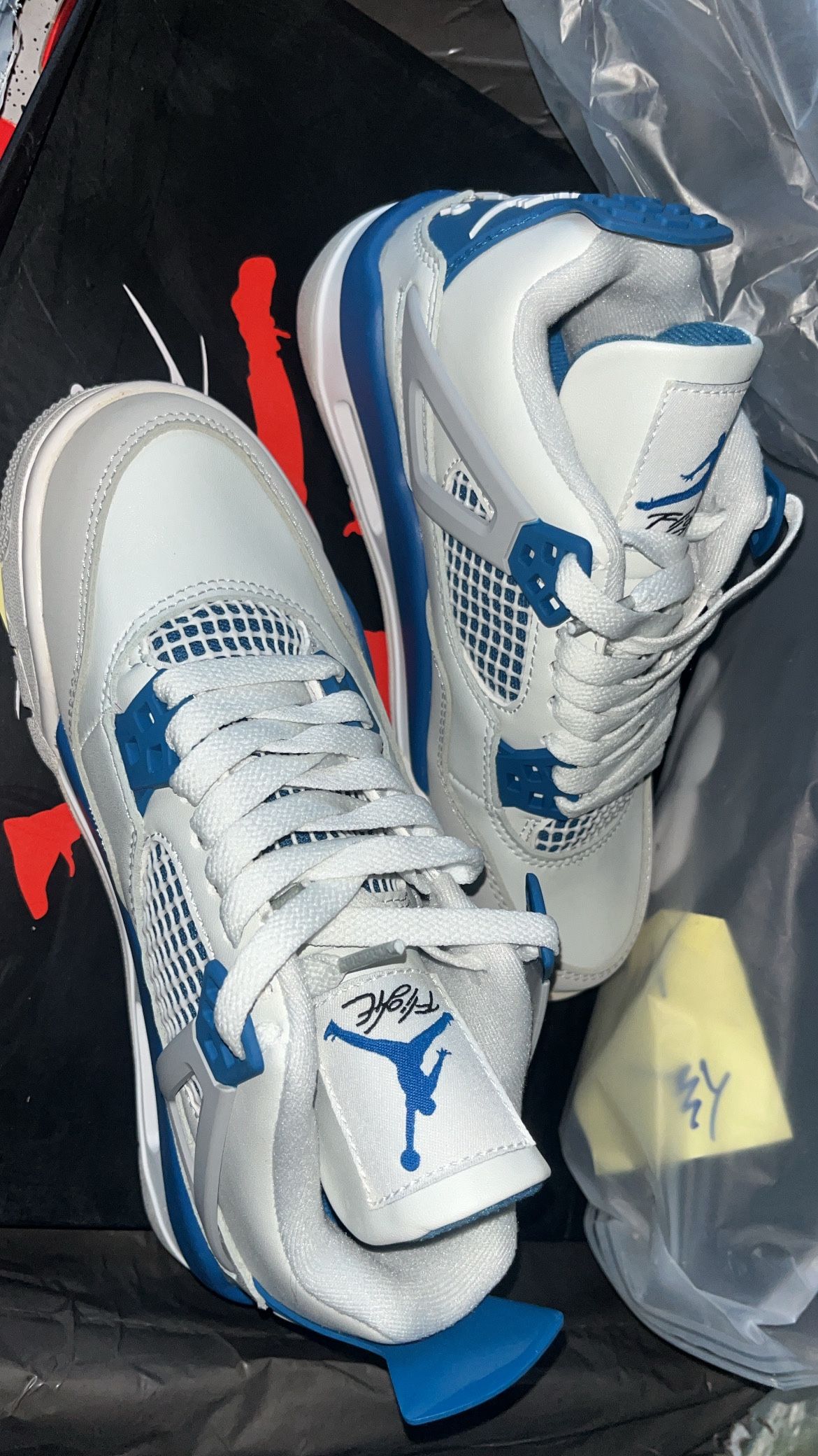 Jordan 4 Military Blue Size 4 Men