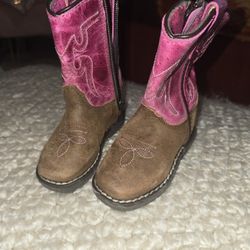 Shyanne Toddler Girls' Lil Lainie Western Boots - Round Toe 