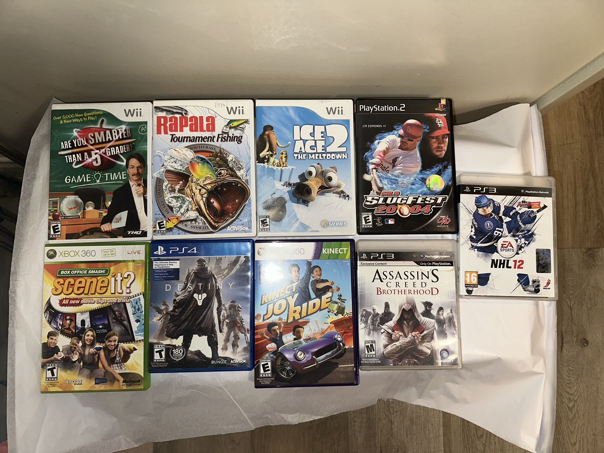 PlayStation, Xbox & Wii Games (9 Total)