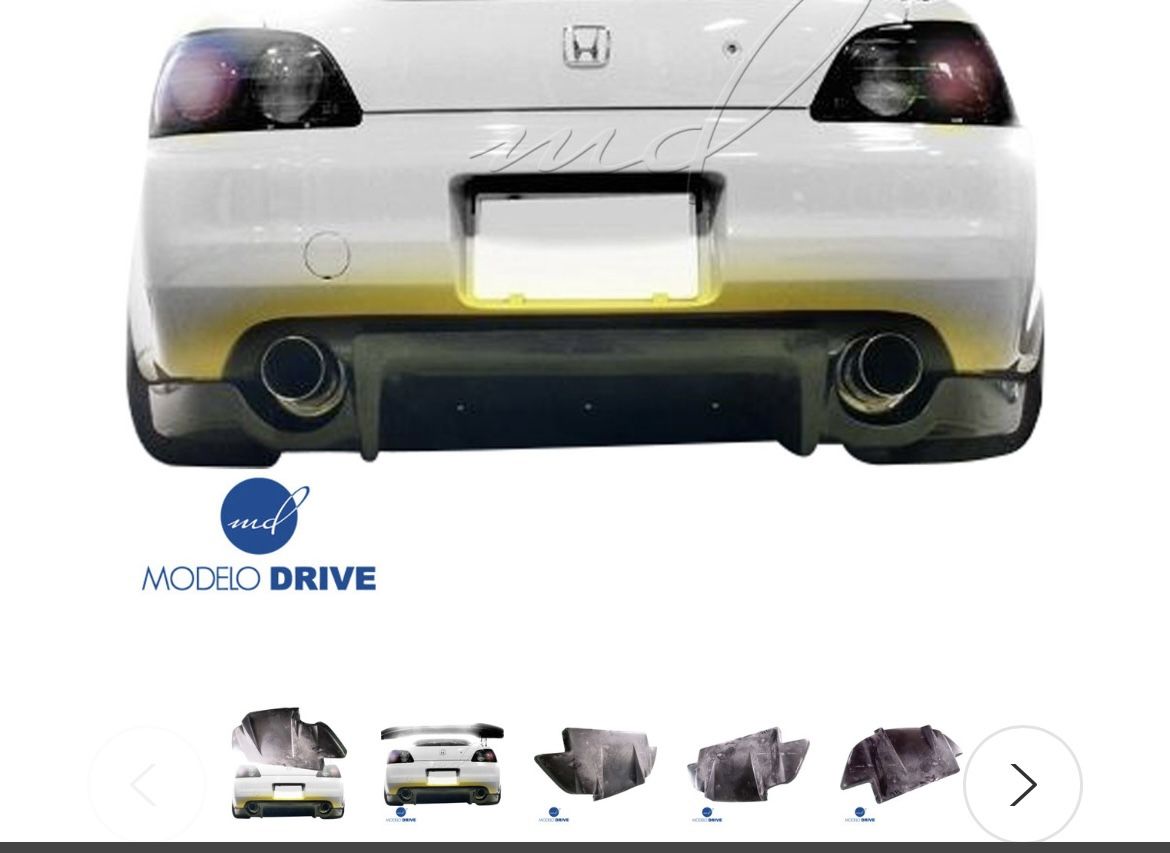 JS Rear Diffuser for Honda S2000 /Acura RSX Type S
