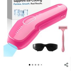 Laser Hair Removal with Ice-Cooling Care for Women and Men, HAUTE Pro Painless at-Home IPL Hair Remover for Coarse Hair in Bikini and All Body Areas, 