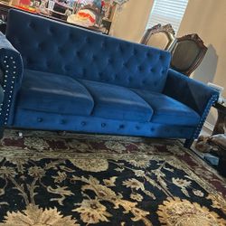 Blue Fine Couch 
