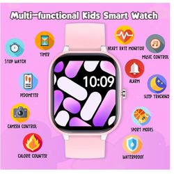 BRAND NEW  Smart Watch for Girls Teens, Kids Fitness Tracker Sleep Monitor Step Counter Pedometer Stop Watch Alarm Clock DIY Watch Face Touch Screen 