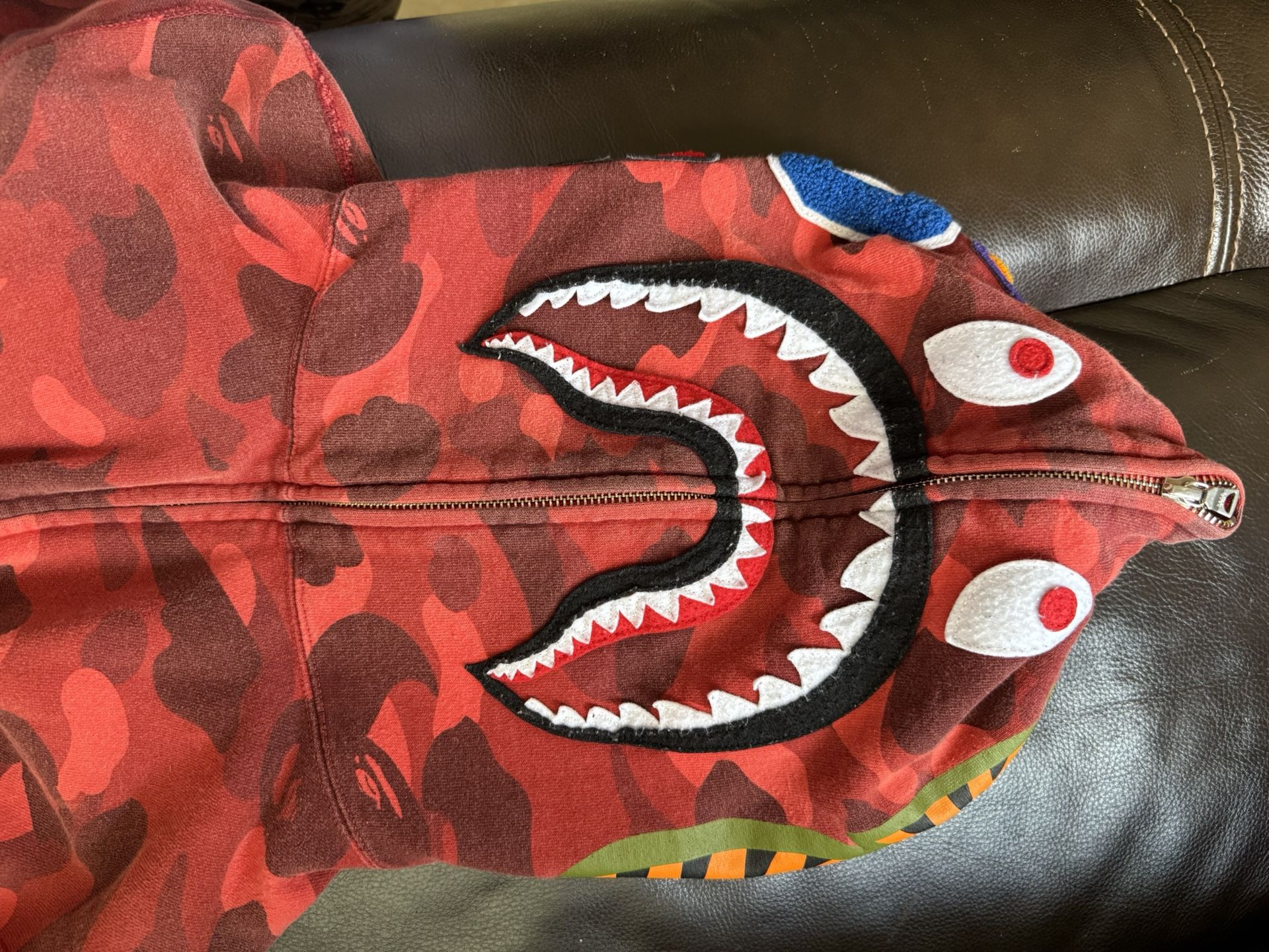 Bape Authentic Red Hoodie