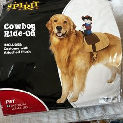 Cowboy ride-on pet Halloween Costume 