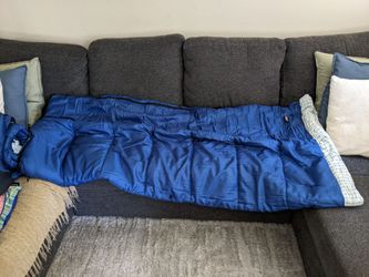 2 Coleman Flannel Sleeping Bags and 2 Pillows