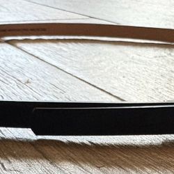 H&M Women’s Shiny Black Belt Size M